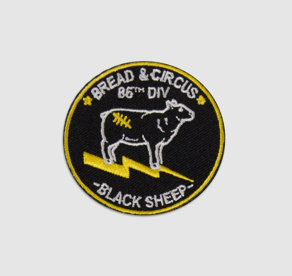 -Black Sheep Velcro Hat Patch-